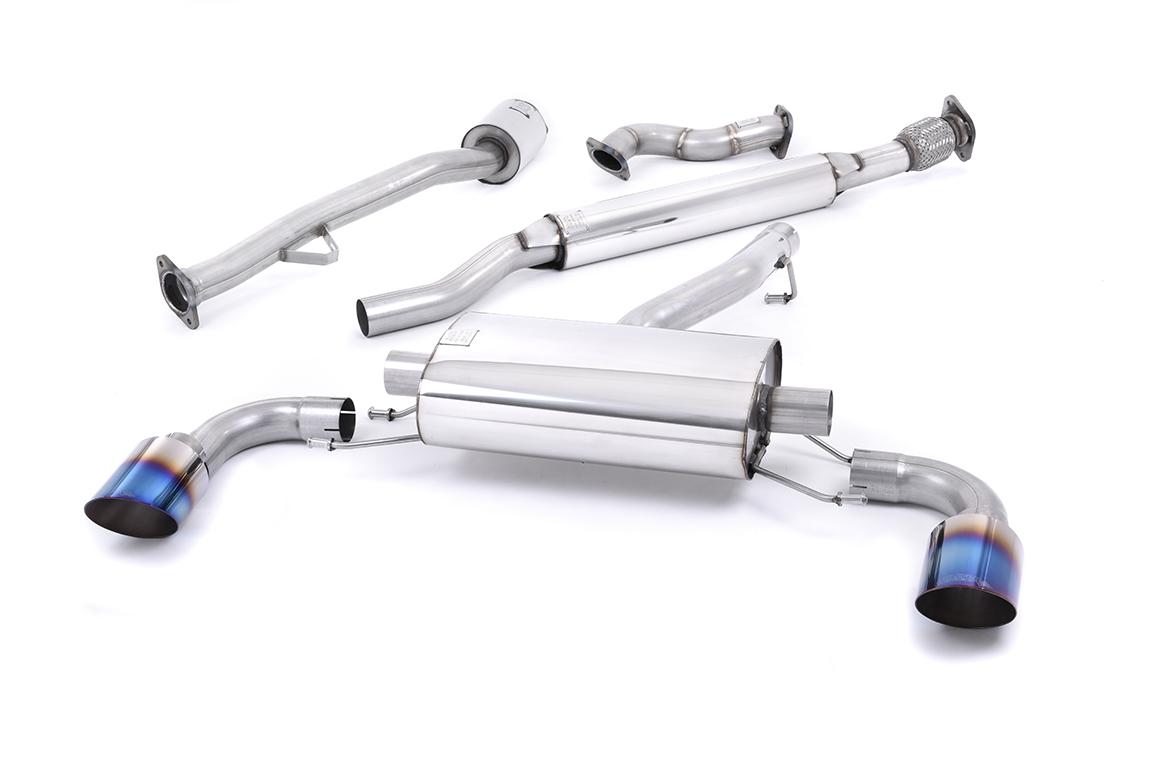 Toyota GT86/Subaru BRZ - Resonated (Quieter) Primary Cat-Back Exhaust System with Burnt Titanium Trims Toyota GT86/Subaru BRZ - Resonated (Quieter) Primary Cat-Back Exhaust System with Burnt Titanium Trims