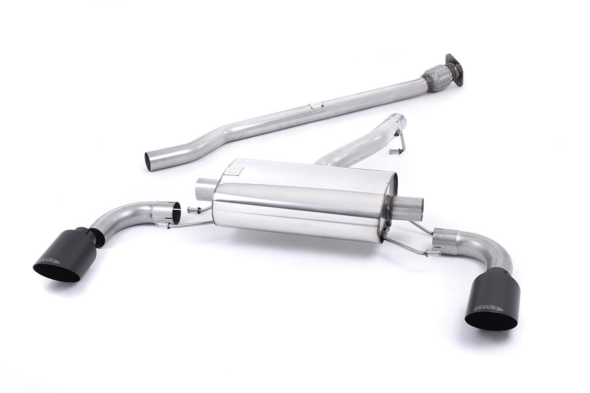 Toyota GT86/Subaru BRZ - Non-Resonated (Louder) Secondary Cat-Back Exhaust System with Ceramic Black Trims Toyota GT86/Subaru BRZ - Non-Resonated (Louder) Secondary Cat-Back Exhaust System with Ceramic Black Trims
