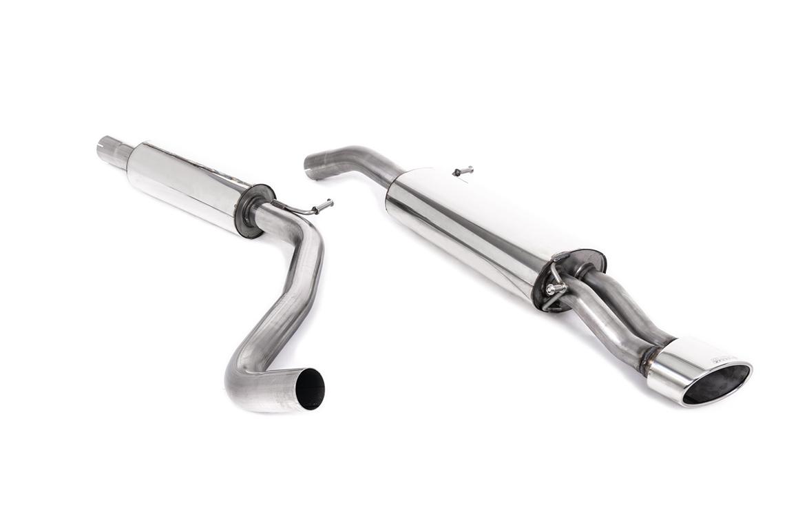 Seat Ibiza 1.9 TDI/1.8 20VT - Resonated (Quieter) Cat-Back Exhaust System with Polished Oval Trim (For Facelift Cars) Seat Ibiza 1.9 TDI/1.8 20VT - Resonated (Quieter) Cat-Back Exhaust System with Polished Oval Trim (For Facelift Cars)