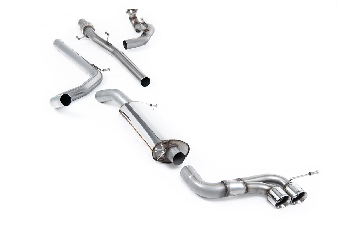 Seat Ibiza Cupra/Bocanegra 1.4 TSI - Turbo-Back Exhaust System with Catalyst Delete - Non-Resonated