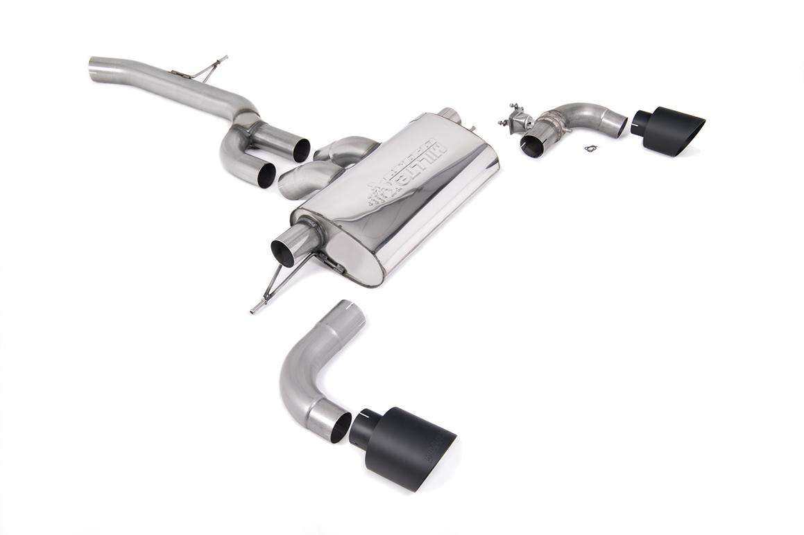 Toyota Supra A90 2.0 B48 (UK/Euro Spec Vehicles) - GPF/OPF Back Exhaust System with GT-115 Cerakote Black Trims