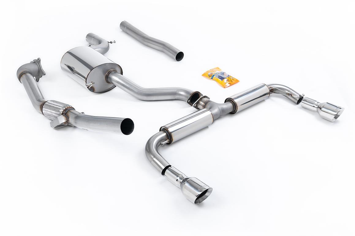 VW Golf GTi Mk6 - Non-Resonated Turbo-Back Exhaust System with Catalyst Delete VW Golf GTi Mk6 - Non-Resonated Turbo-Back Exhaust System with Catalyst Delete