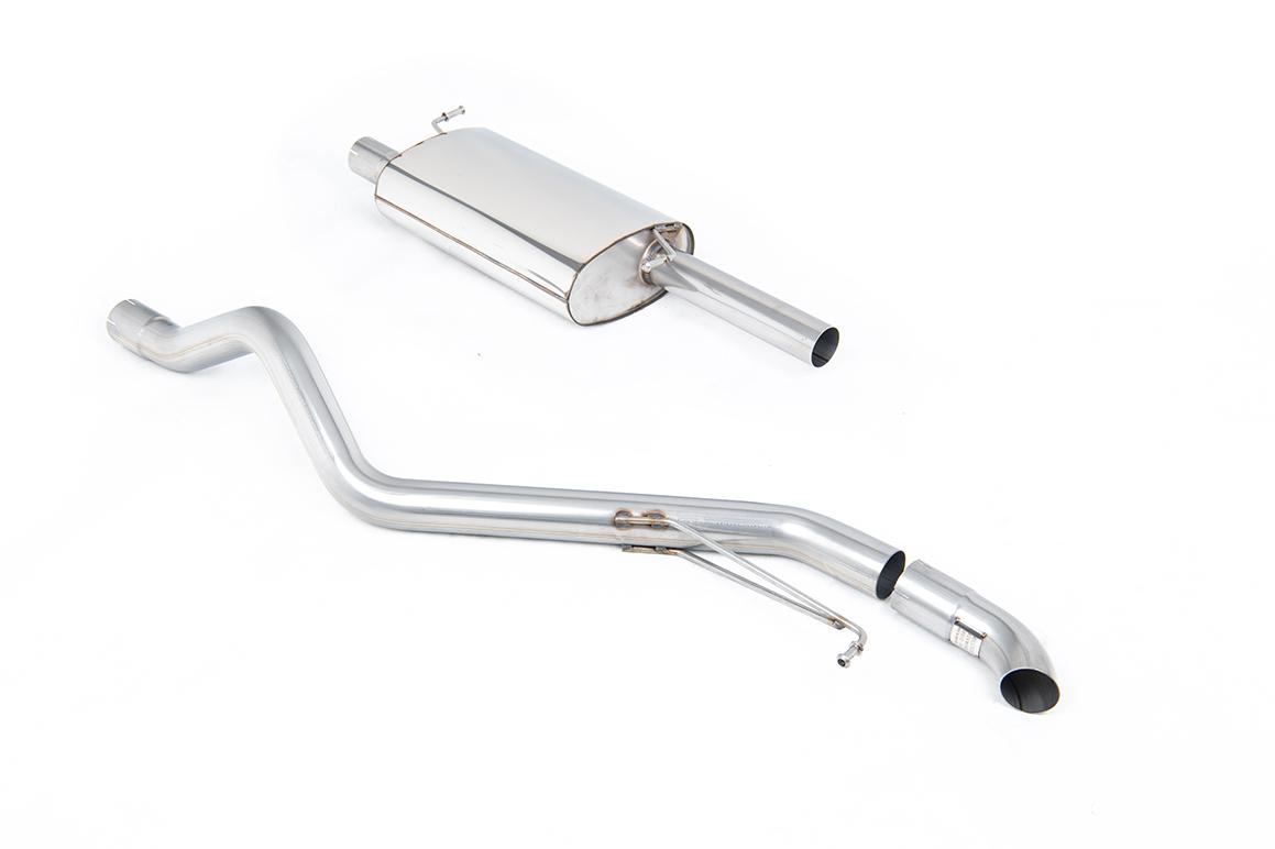 VW T5/T6 SWB - Resonated (Quieter) DPF-Back Exhaust System with Discrete Outlet