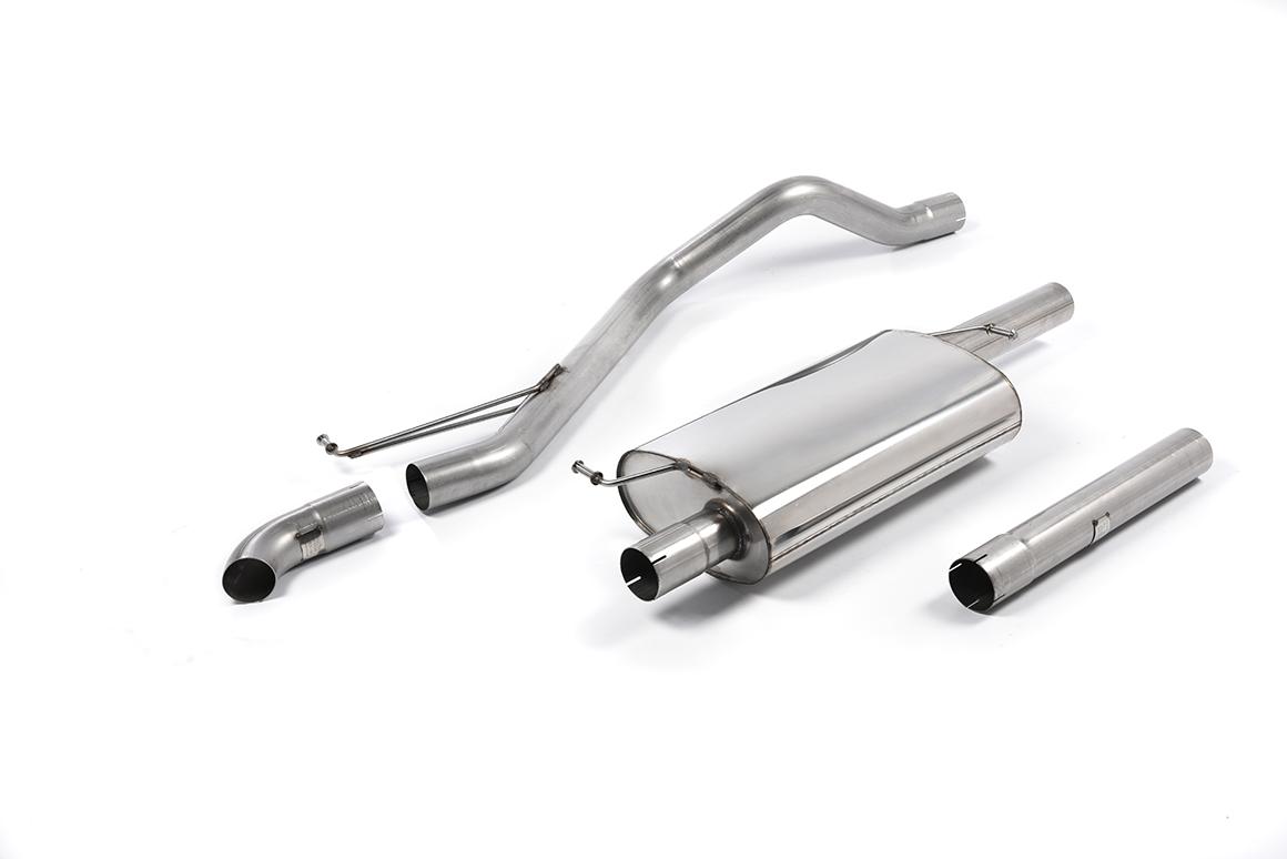 VW T5/T6 LWB - Resonated (Quieter) DPF-Back Exhaust System with Discrete Outlet VW T5/T6 LWB - Resonated (Quieter) DPF-Back Exhaust System with Discrete Outlet