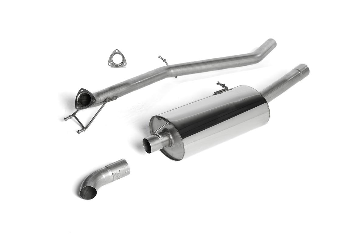 VW Amarok 2.0 BiTDI 163/180 - Cat-Back Exhaust System with Discrete Tailpipe (Exits in OE Position)