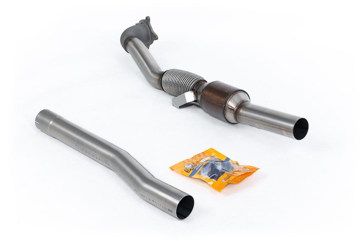 Stainless Steel Cast Downpipe with Race Cat (For Milltek 3" Cat-Back)