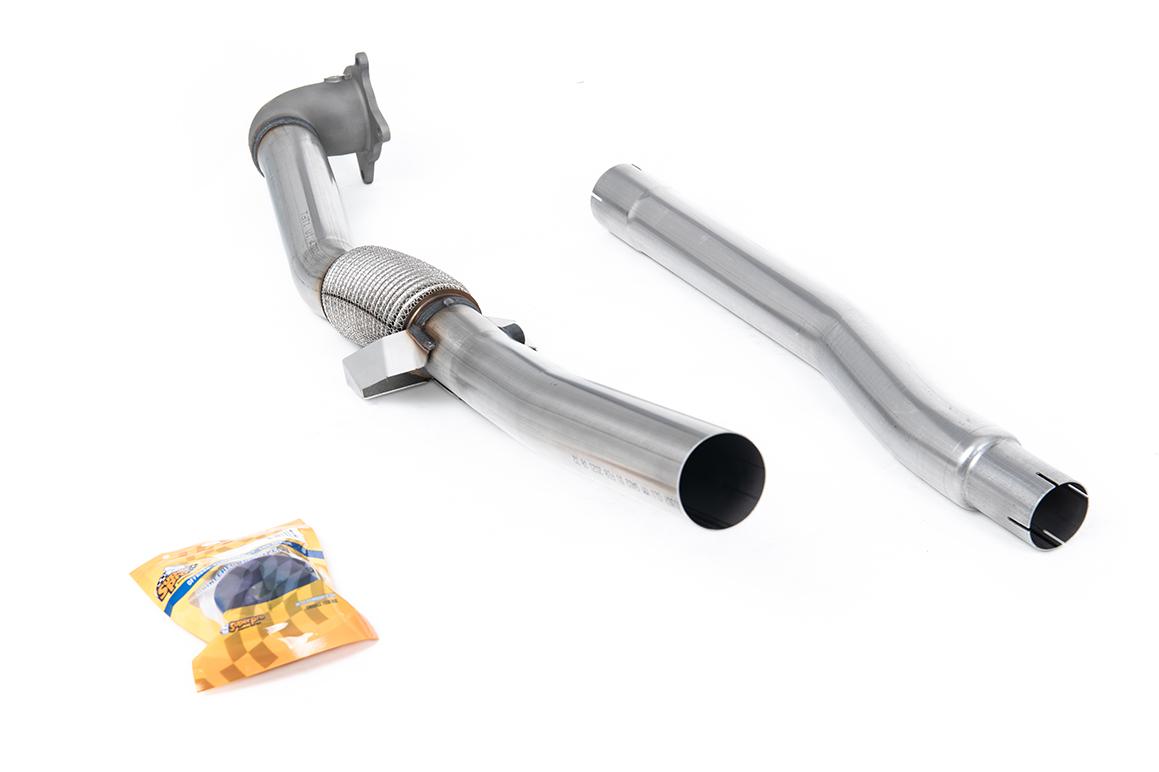 Stainless Steel Cast Large Bore Downpipe with Catalyst Delete (For OE Cat-Back) (Golf GTI) Stainless Steel Cast Large Bore Downpipe with Catalyst Delete (For OE Cat-Back) (Golf GTI)