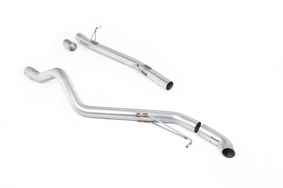 VW T6 SWB 2.0TSI Petrol - Non-Resonated (Louder) Cat-Back Exhaust System with Discreet Outlet VW T6 SWB 2.0TSI Petrol - Non-Resonated (Louder) Cat-Back Exhaust System with Discreet Outlet