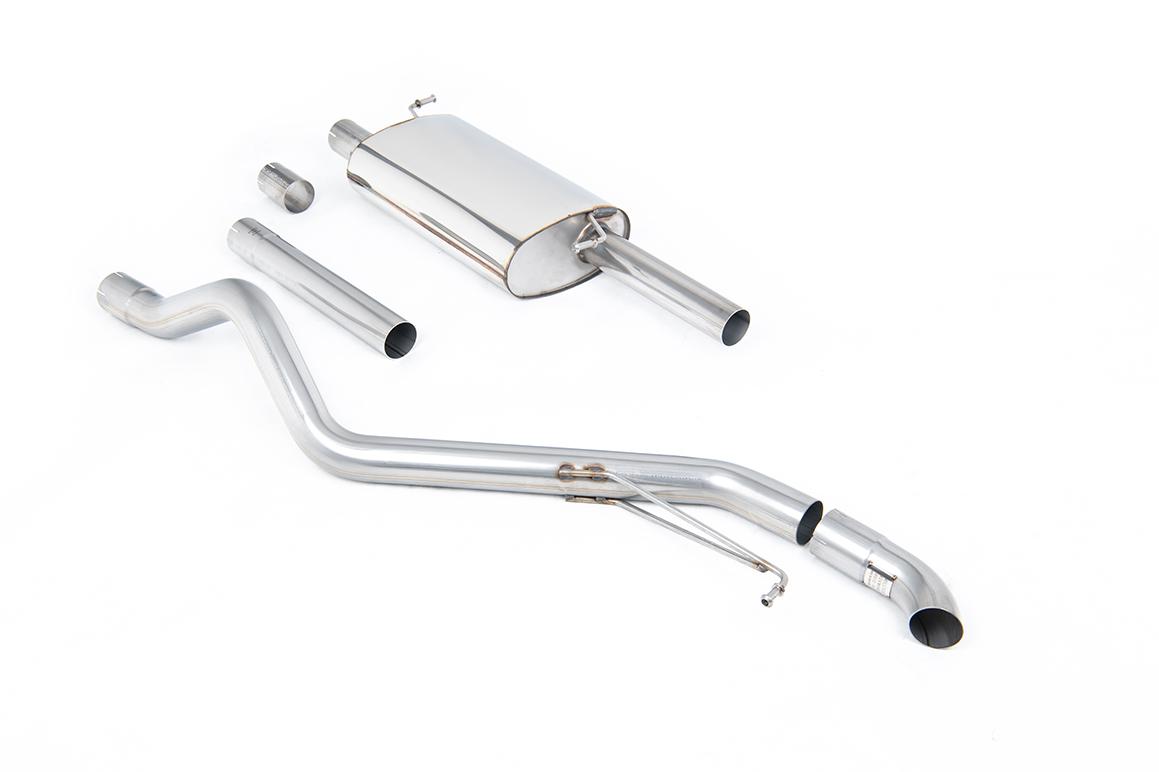 VW T6 LWB 2.0TSI Petrol - Road+ Cat-Back Exhaust System with Discrete Outlet