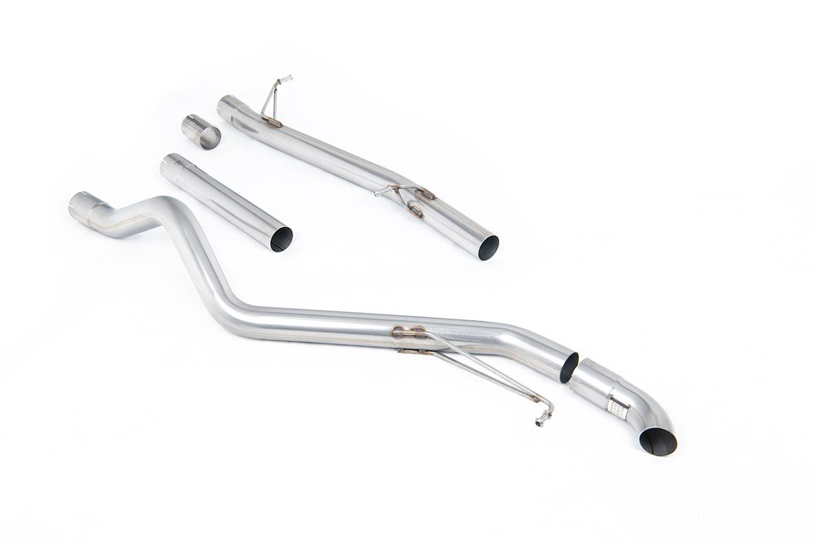 VW T6 LWB 2.0TSI Petrol - Non-Resonated (Louder) Cat-Back Exhaust System with Discrete Outlet VW T6 LWB 2.0TSI Petrol - Non-Resonated (Louder) Cat-Back Exhaust System with Discrete Outlet