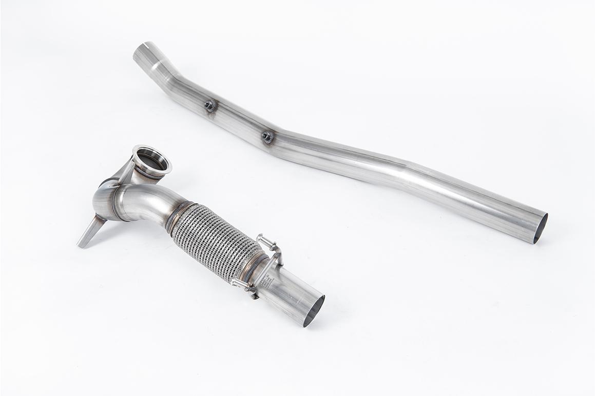 Large Bore Downpipe with Catalyst Delete - For Milltek Cat-Back (Audi/Seat/VW)