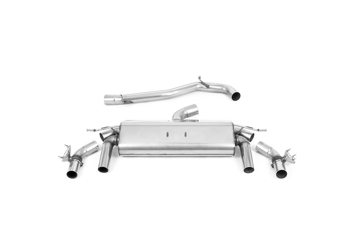 VW T-Roc R 2.0TSI - Non-Resonated (Louder) GPF/OPF Back Exhaust System with Polished GT-100 Tips VW T-Roc R 2.0TSI - Non-Resonated (Louder) GPF/OPF Back Exhaust System with Polished GT-100 Tips