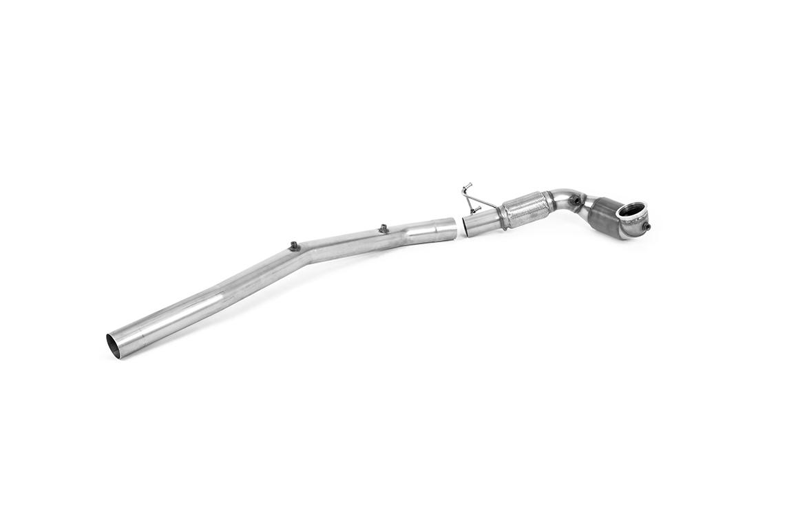 Large Bore Downpipe & Hi Flow Race Cat - For Milltek Cat Back (Golf Mk8 R/Audi S3 8Y) Large Bore Downpipe & Hi Flow Race Cat - For Milltek Cat Back (Golf Mk8 R/Audi S3 8Y)