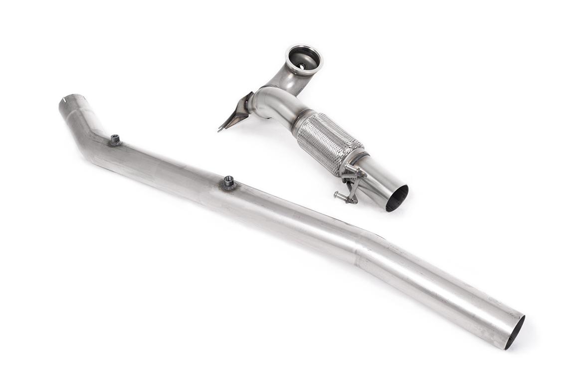 Large Bore Downpipe and De-Cat - For Milltek Cat-Back (Golf Mk8 R/Audi S3 8Y) Large Bore Downpipe and De-Cat - For Milltek Cat-Back (Golf Mk8 R/Audi S3 8Y)