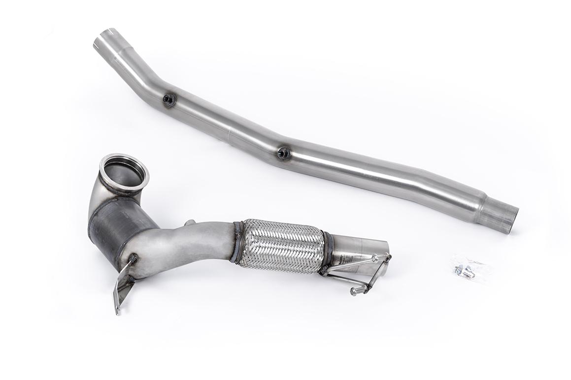 Large Bore Downpipe and Hi-Flow Race Cat - Fits with OE Cat Back (Golf Mk8 R/Audi S3 8Y) Large Bore Downpipe and Hi-Flow Race Cat - Fits with OE Cat Back (Golf Mk8 R/Audi S3 8Y)