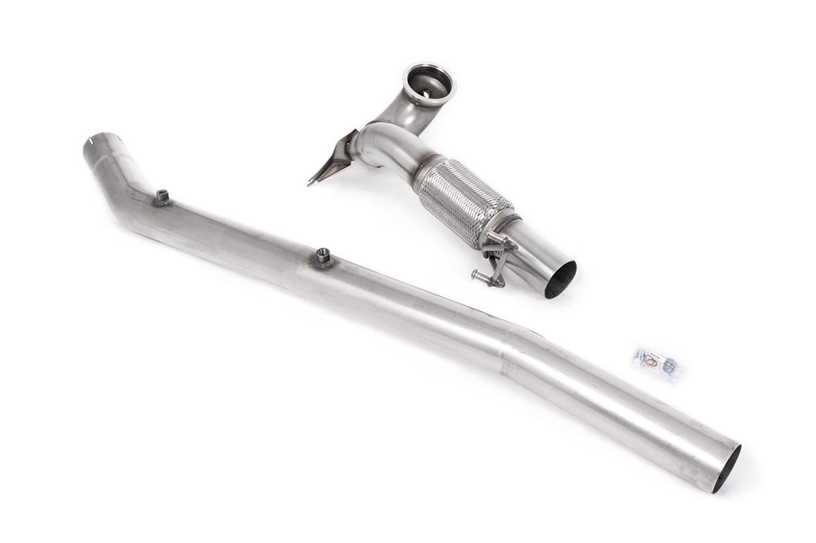 Large-bore Downpipe and De-cat - Fits to Milltek System (Golf Mk8 R/Audi S3 8Y) Large-bore Downpipe and De-cat - Fits to Milltek System (Golf Mk8 R/Audi S3 8Y)