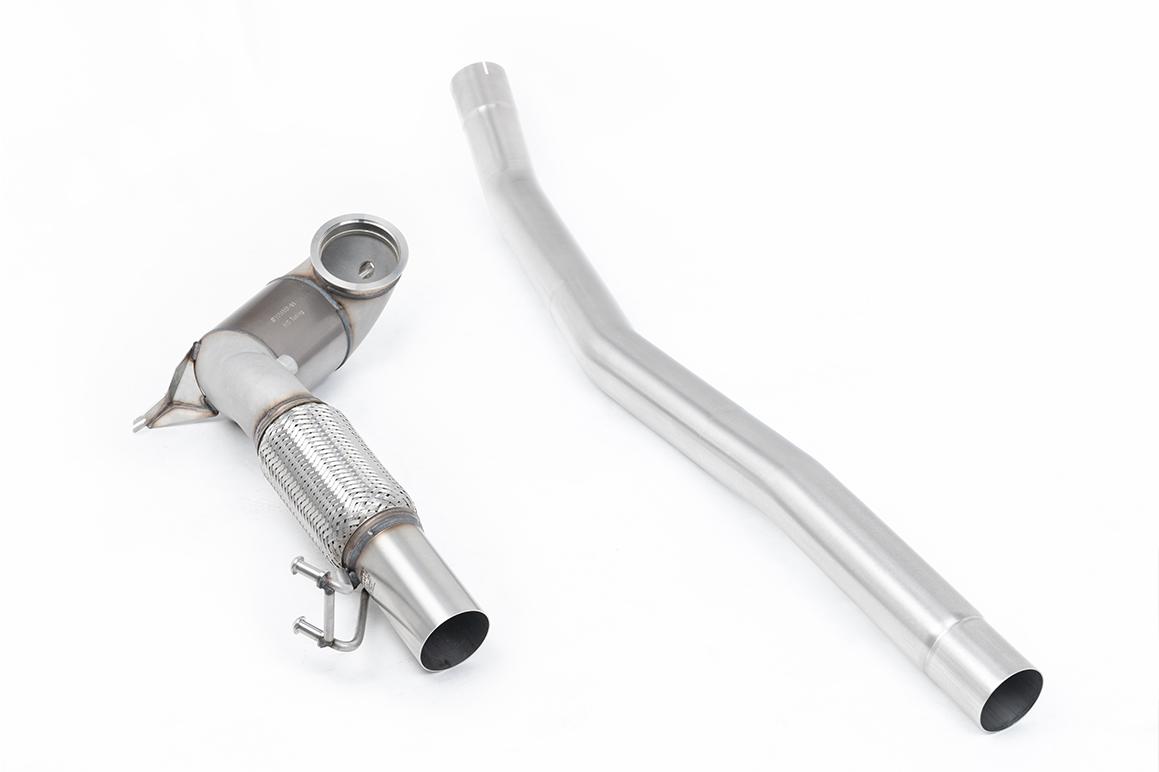 VW Arteon 2.0 TSI (USA Non Valved/Downturn Tips) - Large Bore Downpipe and Hi-Flow Sports Cat (For Milltek Cat-Back)