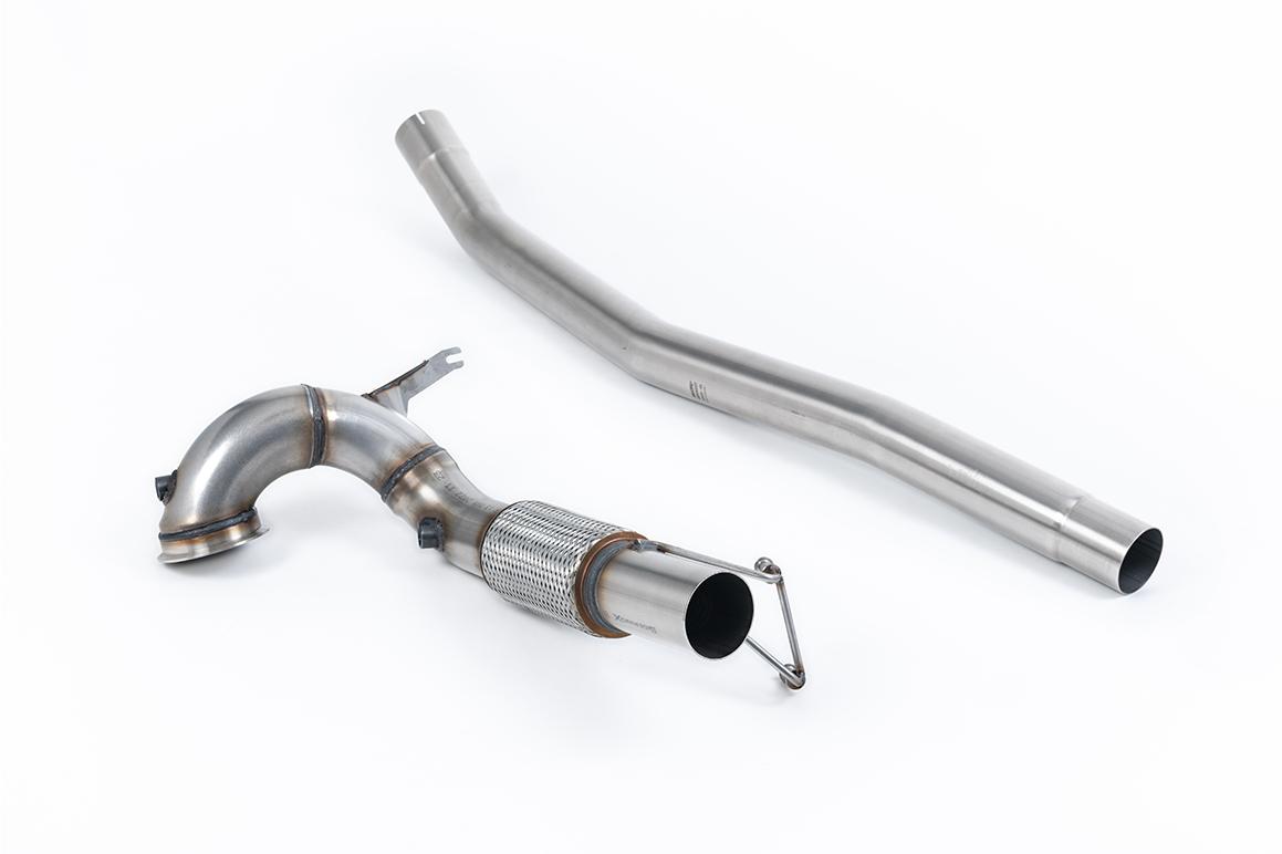 VW Arteon 2.0 TSI (USA Non Valved/Downturn Tips) - Large-bore Downpipe and De-cat (For Milltek Cat-Back)