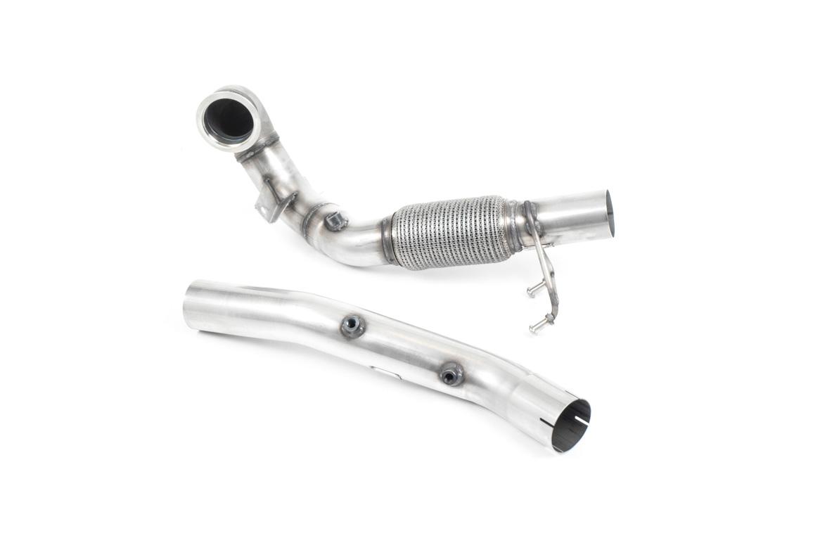 Seat Leon Cupra/Skoda Octavia vRS/VW MK7.5 GTI - Cast Downpipe with GPF/OPF & Catalyst Delete (For Milltek Catback Only)