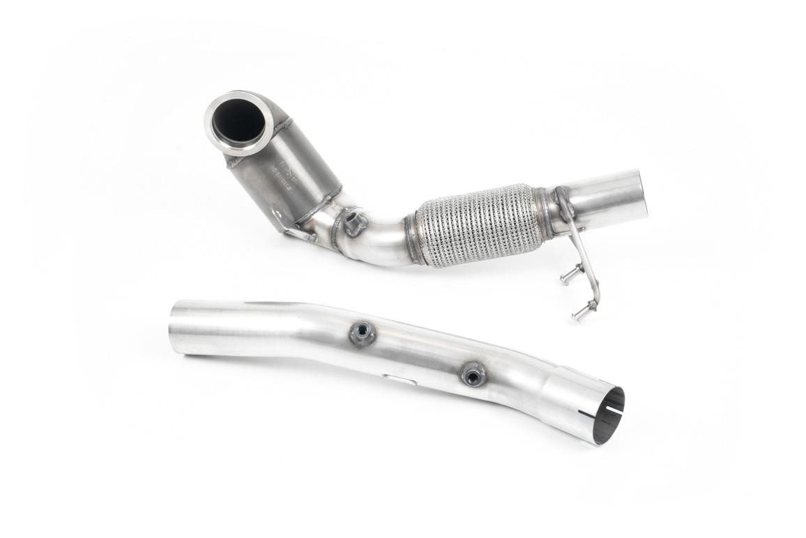 Seat Leon Cupra/Skoda Octavia vRS/VW MK7.5 GTI - Cast Downpipe with 200 Cell Race Cat and GPF/OPF Delete (For Milltek Catback Only)