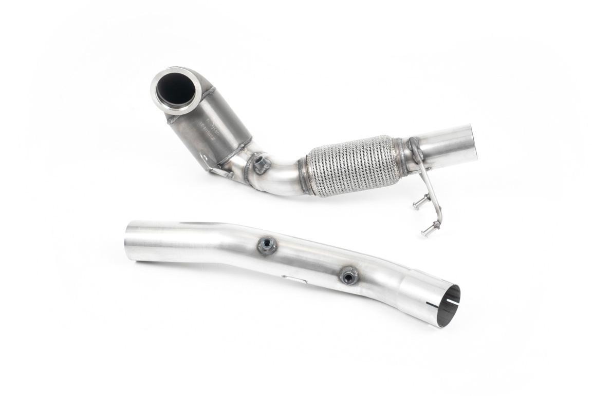 Seat Leon Cupra/Skoda Octavia vRS/VW MK7.5 GTI - Large Bore Downpipe with 200 Cell HJS Catalyst and GPF/OPF Delete (For Milltek Catback Only)