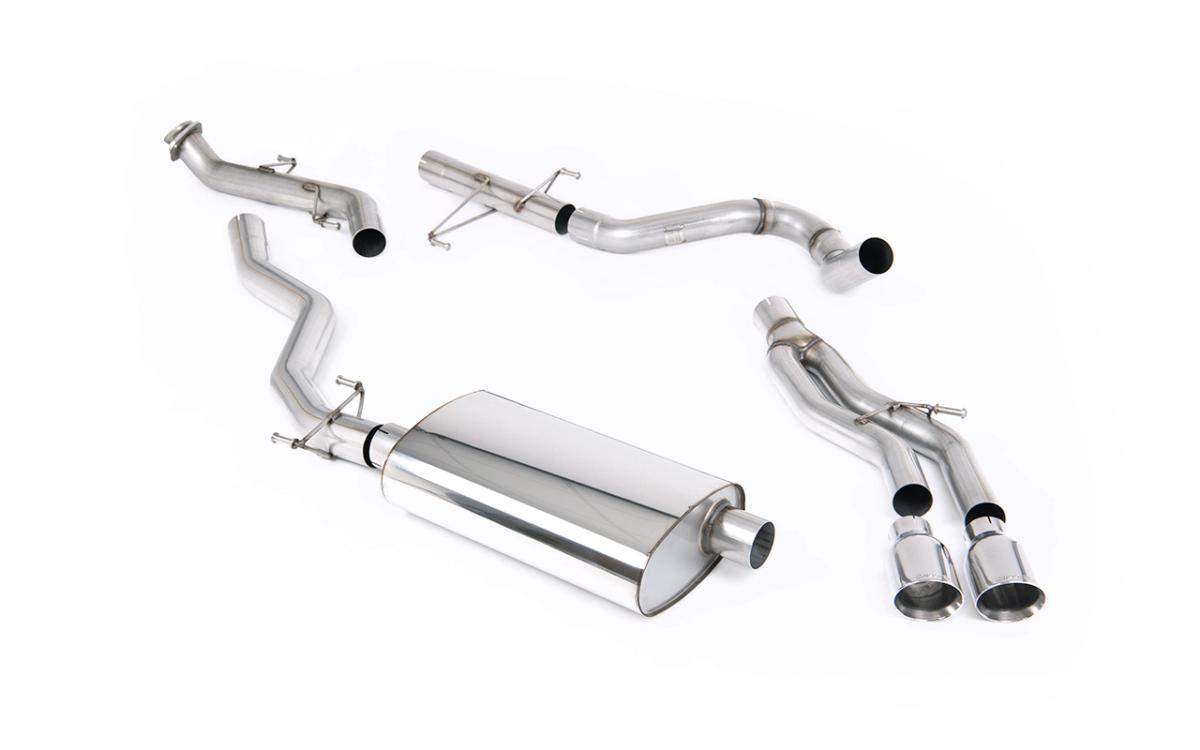 Toyota Tacoma 2.4L Turbo Hybrid - Non-Resonated (Louder) Catback with 2 x GT-100 Polished Tips