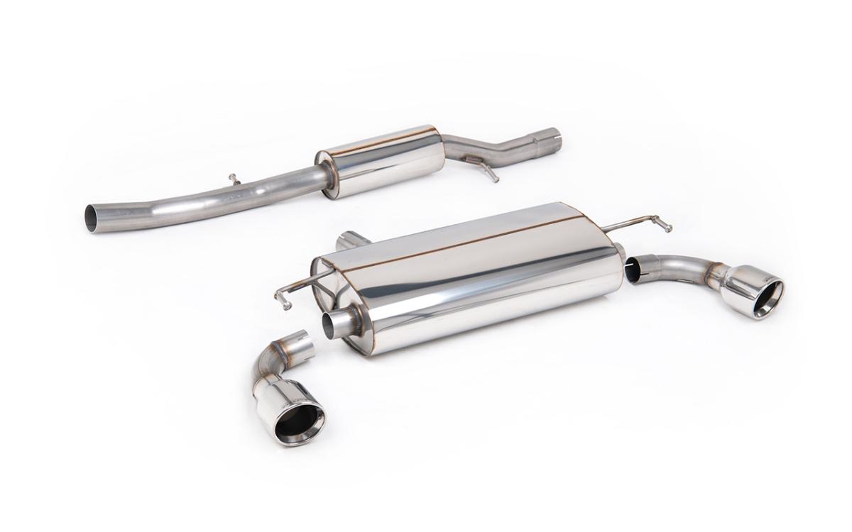 VW Golf MK4 R32 - Resonated (Quieter) Cat-Back Exhaust System with Polished Trims
