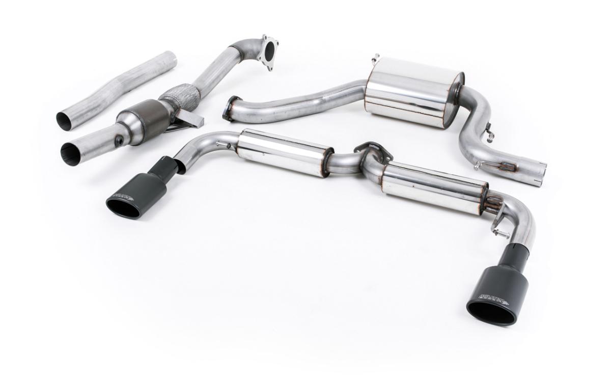 VW Scirocco R - Resonated (Quieter) Turbo-Back Exhaust System with Hi-Flow Sports Catalyst VW Scirocco R - Resonated (Quieter) Turbo-Back Exhaust System with Hi-Flow Sports Catalyst