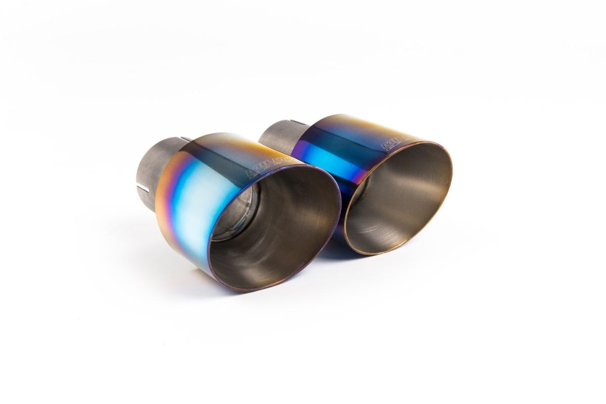 Burnt Titanium GT (round) 100 Exhaust Tip - MSTIP234