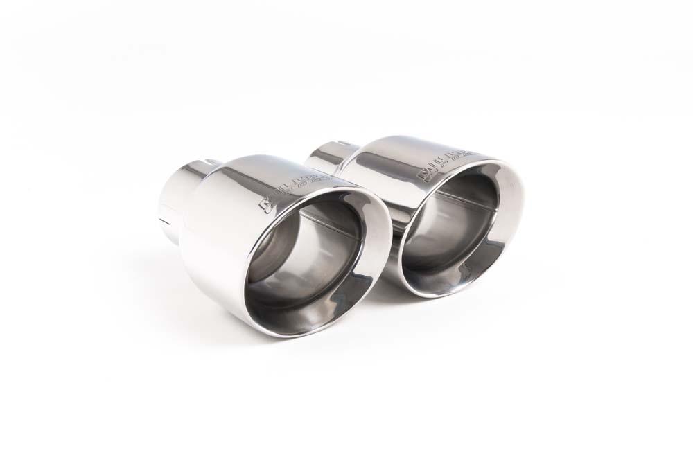 Polished GT (round) 118 x 83 Exhaust Tip, RH - MSVW479