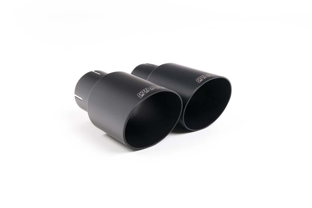 Cerakote Black GT (round) 90 Exhaust Tip, RH - MSTIP185