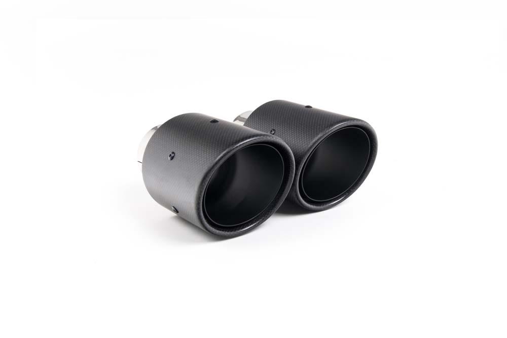 Carbon Fibre Jet (round) 90 Exhaust Tip, Standard - MSTIP225