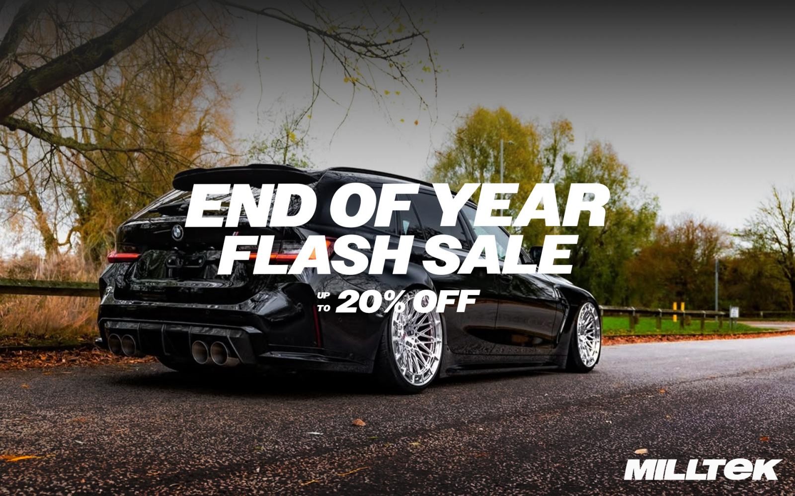 Milltek end of year flash sale! Milltek end of year flash sale!