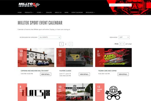 Milltek Sport - Shows and Events Calendar for summer 2023! Milltek Sport - Shows and Events Calendar for summer 2023!