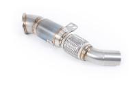 4.5" Downpipe with 90mm Flex & 100 CPSI Race Cat