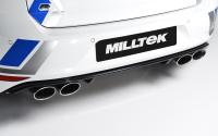 VW Golf R MK7 - 80mm Race Cat-back with Polished Ovals (Non-Resonated - Loudest)