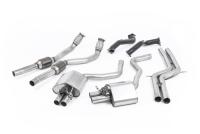 Audi RS6/RS7 C7 - Non-Resonated (Louder) Complete Exhaust System - Uses OE Trims