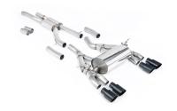 BMW F80 M3/F82 M4 - Cat-Back Exhaust System with Cerakote Black Trims