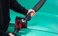 Milltek Black & Red Umbrella