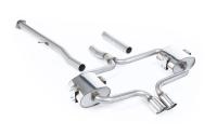 Mini Cooper S R52 - Non-Resonated (Louder) Cat-Back Exhaust System with Polished Trims