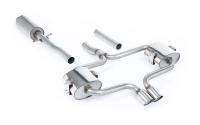 Mini Cooper S R52 - Resonated (Quieter) Cat-Back Exhaust System with Polished Trims