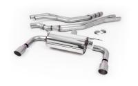 Resonated (Quieter) Cat-Back Exhaust System with Titanium GT-90 Trims