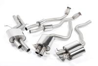 Audi RS5 B8 Coupe - Resonated (Quieter) Cat-Back Exhaust System - Uses OE Trims