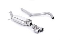 Audi A1 1.4 TFSI - Non-Resonated (Louder) Cat-Back Exhaust System with Polished Trims
