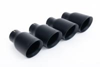 Audi SQ5 Supercharged - Cat-Back Exhaust System with Quad Cerakote Black Trims
