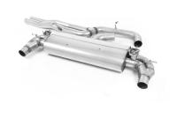Audi RS3 8V Facelift - Non-Resonated (Louder) Cat-Back Exhaust System with Polished Trims