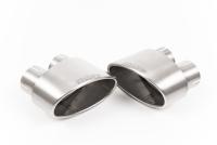 Audi RS4 B9 Avant - Resonated Cat-Back Exhaust System with Titanium Oval Trims
