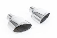 Audi TTRS MK3 Quattro - 80mm Non-Resonated Cat-Back Exhaust System with Polished Trims