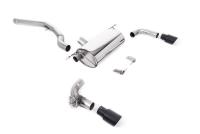 Non-Resonated (Louder) GPF/OPF-Back Exhaust System with Cerakote Black GT-90 Trims