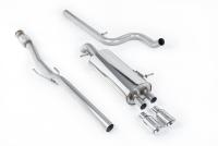 Citroen DS3 1.6 - Non-Resonated (Louder) Cat-Back Exhaust System with Polished Trims